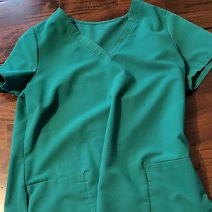 Hunter Green Mandala Scrub Set